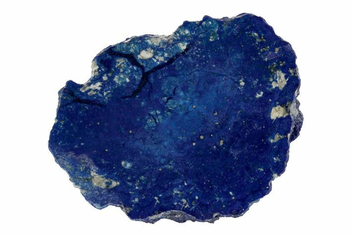 Vivid Blue, Cut/Polished Azurite Nodule Slice - Siberia #209513